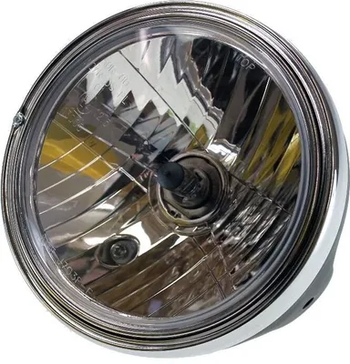 Obrázok produktu pre Predné svetlo motocykla Cafe Racer okrúhle E-číslo 190x150mm