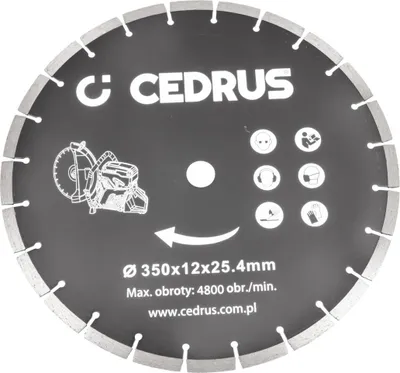 Zdjęcie produktu dla Tarcza tnąca Cedrus Przecinarka CEDPC350 720149