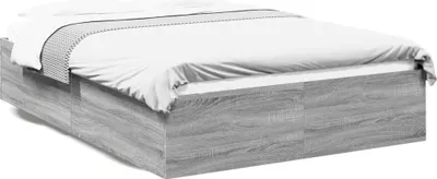 Obrázek produktu pro vidaXL Postelový rošt Grey Sonoma 120x190 cm výrobek ze dřeva