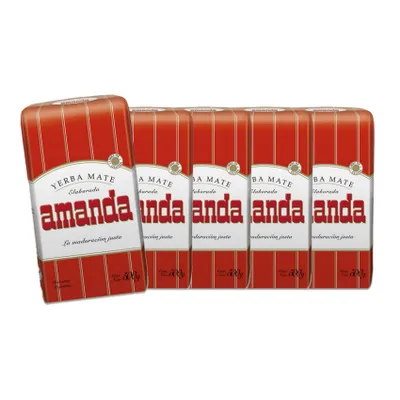 Produktbild von AMANDA  Mate-Tee- 5er Sparpack- Yerba Mate 5X500 g