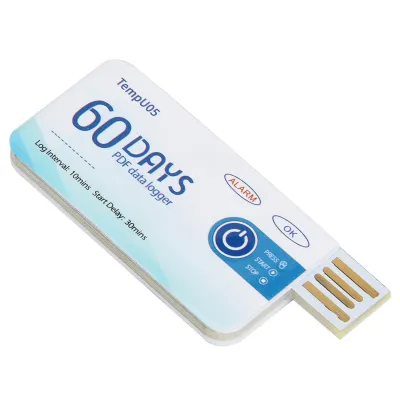 Obrázek produktu pro Záznamník teploty,Záznamník teplotních dat,Záznamník teploty na jedno použití,USB záznamník teplotních dat,USB PDF zpráva