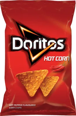 Obrázok produktu pre Doritos Hot Corn Chips s príchuťou pikantnej papriky 100 G