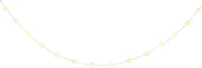Immagine prodotto di Catena luminosa MagicHome Natale, stelle, PVC, 15xLED bianco caldo, 1.4 m + 0.3 m, 2xAA