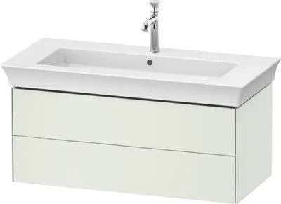 Produktbild von DURAVIT WT434203636 WTU White Tulip wandh., 2 SchKa