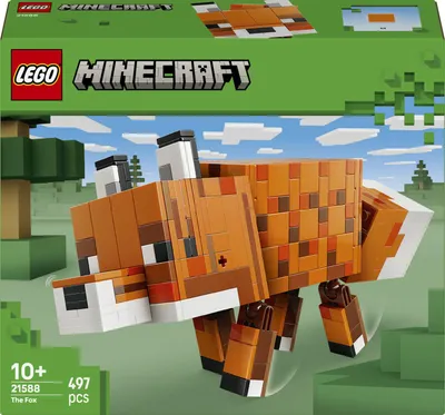 Immagine prodotto di LEGO Minecraft La Volpe 21588 Set da Costruzione con Figura Snodabile 497 Pezzi per Bambini 10 Anni