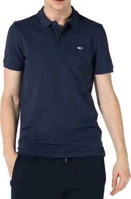 Produktbild von Tommy Jeans Herren Poloshirt TJM SOLID STRETCH DM0DM12219-C87 Dunkelblau