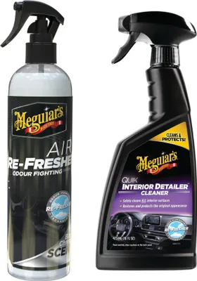 Produktbild von Meguiar's® Quik Interior Detailer™ + Black Chrome Air Refresher Lufterfrischer