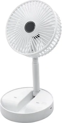 Obrázek produktu pro USB ventilátor Rosberg R51760F, 4,5 W, 3 rychlosti, výdrž až 5 hodin, bílý