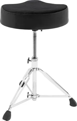 Produktbild von Drumhocker / Schlagzeughocker - Höhenverstellbar - Höhe 45–68 cm - Tragkraft 100 kg - PolyurethanSitzpolster - 43,5×10 cm - Eisenrahmen