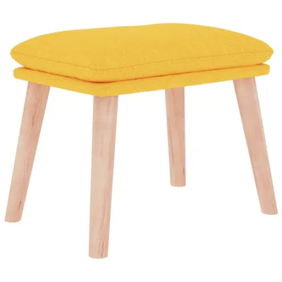 Obrázek produktu pro Podnožka hořčicově žlutá 45 x 29,5 x 35 cm textil