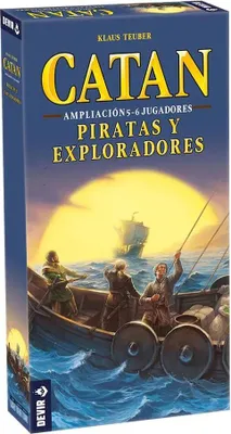Zdjęcie produktu dla Devir Catan: Piratas Y Exploradores Gra Planszowa Wielokolorowy Wielokolorowy Jeden Rozmiar