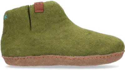 Produktbild von Tofvel Mula Wollfilz-Pantoffel Olive Green Größe 35