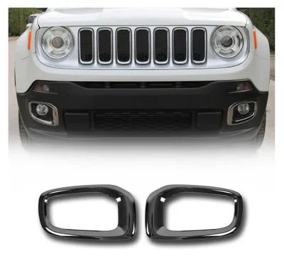 Obrázek produktu pro Rámeček mlhového světla pro Jeep Renegade 2014-2019 chrom tmavý 2x