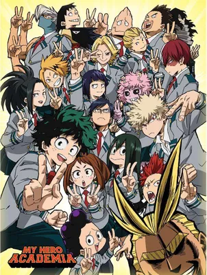 Produktbild von My Hero Academia - Leinwanddruck "School Class Selfie" PM10708 (40 cm x 30 cm) (Bunt)