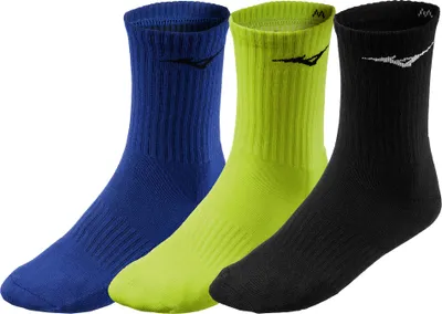 Produktbild von Mizuno Socken Training Socken Unisex Schwarz-Grün-Blau 3P