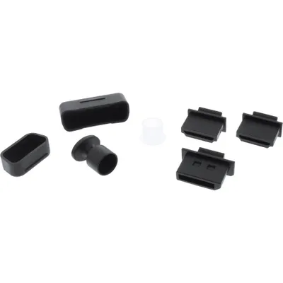 Produktbild von InLine® Staubschutz-Set, für Video-Schnittstellen, 7-teilig