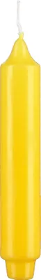 Produktbild von Stabkerzen (Zapfenfuß) Citron 170 x 30 mm, 12 Stück