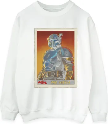 Produktbild von Star Wars - "The Mandalorian" Sweatshirt für Herren BI46685 (M) (Weiß)
