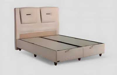 Produktbild von s Boxspringbett mit modernem Kopfteil Elegantes Design für Komfort