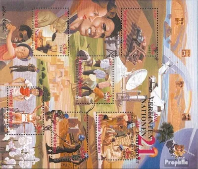 Produktbild von Briefmarken UNO - Wien 2000 Mi Block13 (kompl.Ausg.) postfrisch Umweltkonferenz
