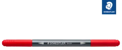 Produktbild von Staedtler Doppelfaserm.wasserverm. rot