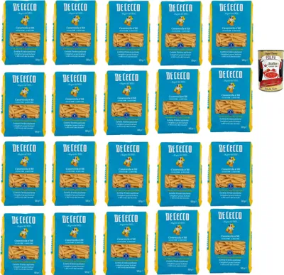 Produktbild von De Cecco Casareccia N°88, 100% Italienisch Pasta Nudeln 20x 500g + Italian Gourmet Polpa 400g