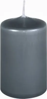 Produktbild von Premium Stumpenkerzen Grau 80 x 50 mm, 1 Stück