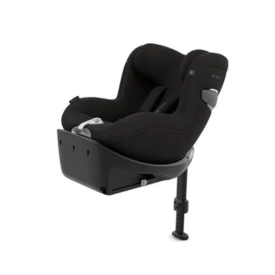 Productafbeelding van Cybex Sirona Ti i-Size Plus Sepia Black/Black – draaibare kinderstoel met ISOFIX, basis, ligfunctie en LSP-bescherming (40–105 cm, vanaf de geboorte tot ongeveer 4 jaar)