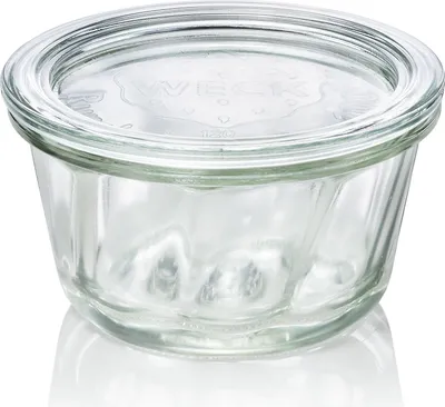Produktbild von Weck -Gugelhupfglas 280 ml (Rundrand 100) 6 Gläser / Karton, 100 mm, 58 mm, 6 Stück(e)