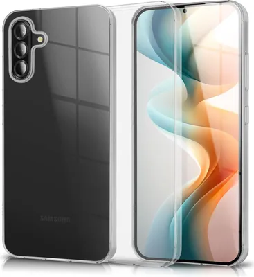 Zdjęcie produktu dla Etui NALIA „GLAZE” do Samsunga Galaxy A36 / A56 – przezroczyste etui ochronne z TPU, zapobiegające żółknięciu, smukłe i lekkie – przezroczyste etui na telefon