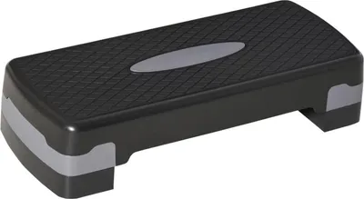 Zdjęcie produktu dla Fortuna Lai Stepper Aerobic Fitness 2-stopniowa regulacja wysokości 10/15 cm Rower treningowy Stepper Czarny Szary 68x29x15cm do efektywnego treningu
