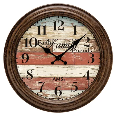 Immagine prodotto di Orologio da parete con cassa classica diametro 28 cm - Modello AMS: 9619