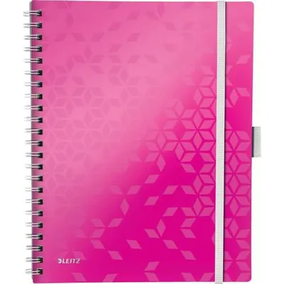 Obrázek produktu pro Leitz 46440023, Metalická, Růžová, A4, 80 listy, 80 g/m², Linkovaný papír