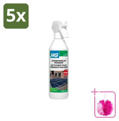 Produktbild von 5 x HG Zonnepanelen Reiniger - 0,5 l - Sparpackung - 5 Stücke