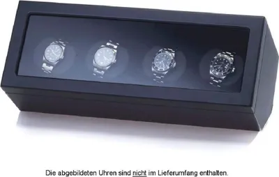 Produktbild von Portax - 1003194004 - Uhrenbeweger - für 4 Uhren - Klavierlack - Opus