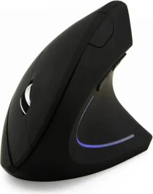 Image de Souris ergonomique Souris verticale sans fil Batterie rechargeable Bluetooth 2.4G sans fil Souris optique verticale ergonomique