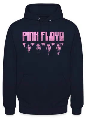 Produktbild von Spreadshirt Pink Floyd Logo Pink Uni Hoodie, XXL, Navy