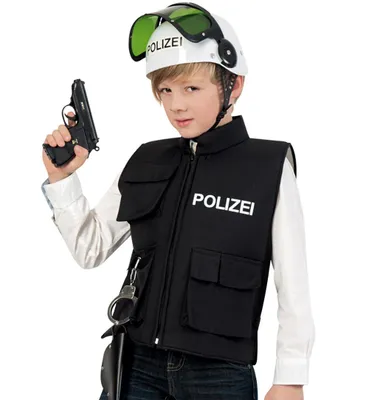 Produktbild von Kinderkostüm "Polizeieinsatzweste" Spielweste Polizei Polizist Police Carabinieri Gendarmerie  (152)