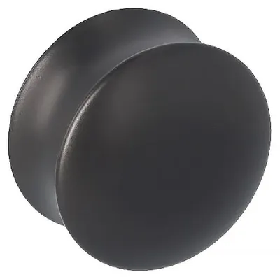 Immagine prodotto di Maniglia per mobile in zamak, diametro 40 mm, finitura nera opaca
