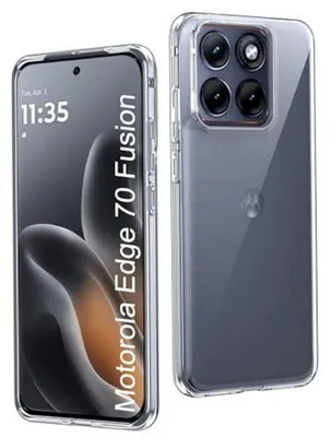 Productafbeelding van Transparante telefoonhoesje voor de Motorola Moto Edge 70 Fusion / Fusion+, TPU beschermhoes, krasbestendig, schokbestendig