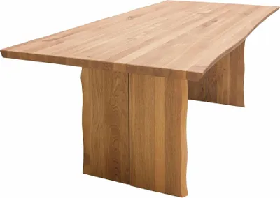 Produktbild von Baumkantentisch Massiv Danyelle 180 x 90 x 75 Esstisch Holz massiv Wildeiche geölt 12067-180090