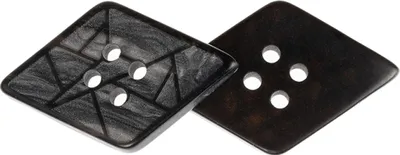 Zdjęcie produktu dla Guzik - zestaw 3 szt. - 1,8 x 1,8 mm - czarny, biały