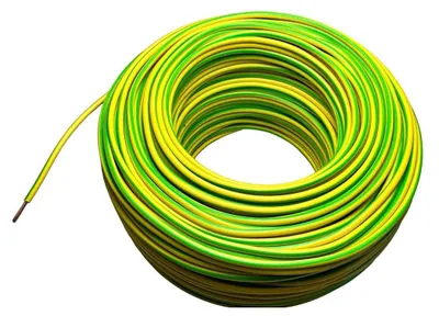 Produktbild von Erdungskabel H07V-K Aderleitung 1X 1,5mm²-35,0mm² Energieleitung feindrahtig flexibel Kupfer Litze für PV Anlagen Verdrahtungsleitung PVC Erdungsleitung Grün/Gelb, Größe:10m, TYP/Querschnitt:1X35.0mm²