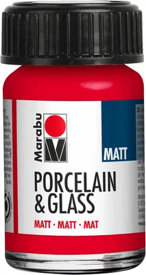 Immagine prodotto di Marabu 11160039125 Vernice Marabu "Porcellana e vetro", opaca, 15 ml, ciliegia