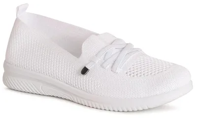 Produktbild von topschuhe24 3239 Damen Halbschuhe Sportliche Slipper, Farbe:Weiß, Größe:37 EU