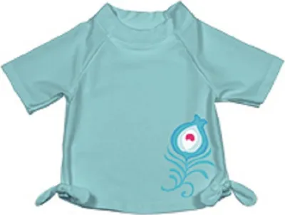 Produktbild von i play Mädchen Kinder Schwimmshirt kurzärmlig aqua 3-6 Monate (4,5-8,0 kg)