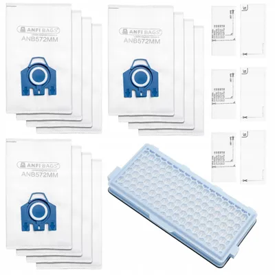 Produktbild von Zubehör für Staubsauger - 19 Teile - kompatibel für MIELE C3 C2 - HEPA-Aktivkohlefilter