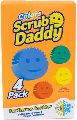 Produktbild von Scrub Daddy Colors Spülschwamm, Putzschwämme im Multipack - Texturveränderung, k