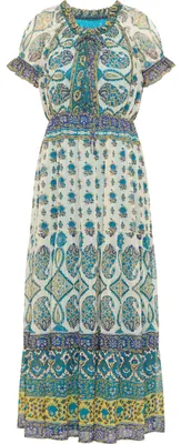 Produktbild von Gaya damen kleid - blau mehrfarbig, XL