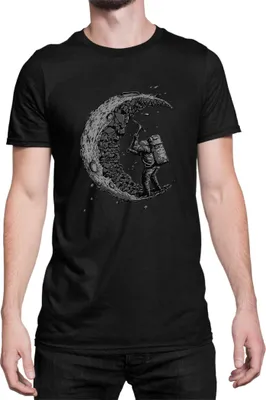 Obrázek produktu pro Pánské Tričko Nasa Space Theme Nasa 002, Man 3XL / Černá